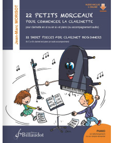 Jean-Marc Morissot : 22 Petits Morceaux pour commencer la clarinette
