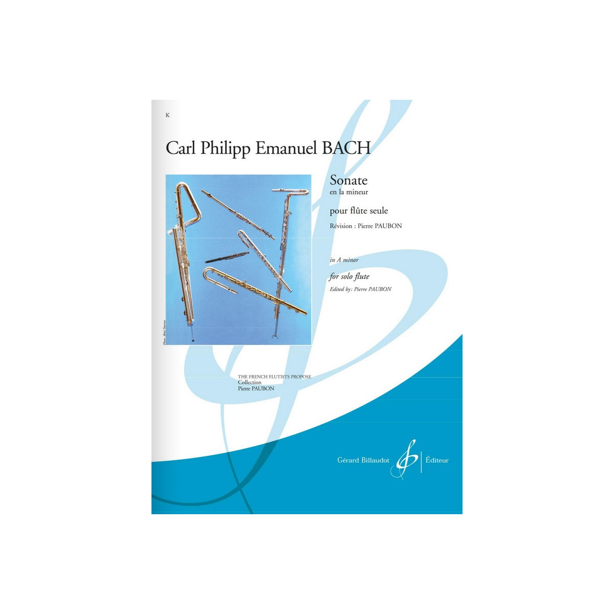 Carl Philipp Emanuel Bach : Sonate En La Mineur pour Flute