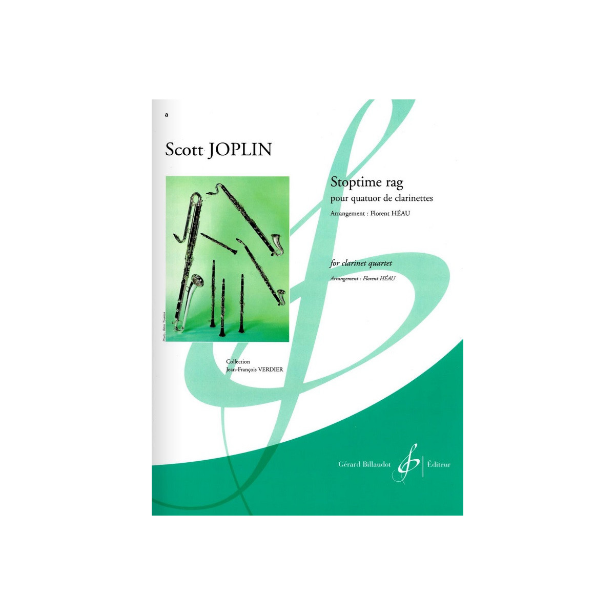 Scott Joplin : Stoptime Rag pour 4 Clarinettes