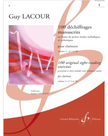 Guy Lacour : 100 Dechiffrages Manuscrits Vol. 1