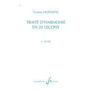 Yvonne Desportes : Traité D'Harmonie En 20 Leçons - Textes