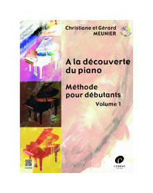 A la découverte du piano Vol.1 - Meunier - Editions Combre