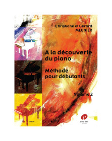 A la découverte du piano Vol.2 - Meunier - Editions Combre