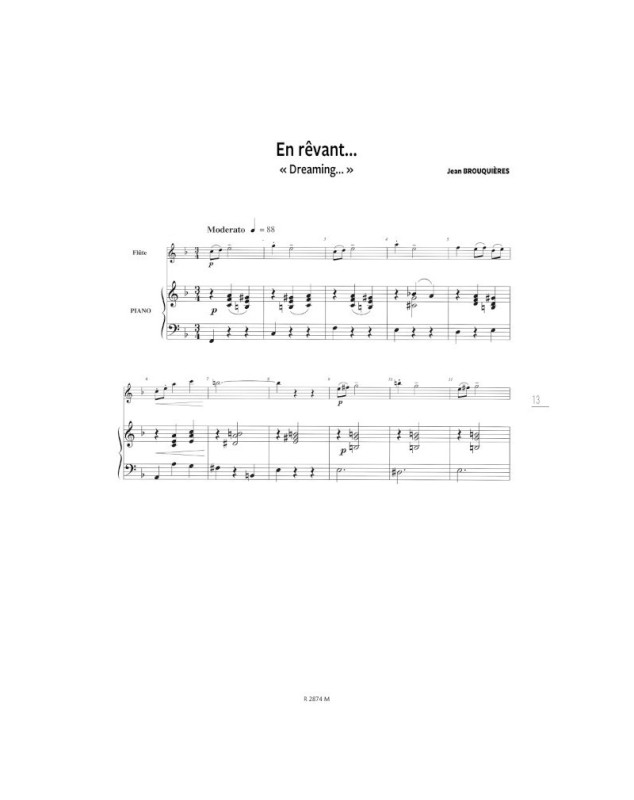 Le Petit Flûté Vol. 1 - Annick Sarrien-Perrier - Editions Robert Martin
