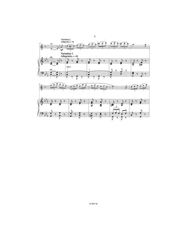 Maurice Faillenot : Romance et Variations