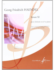 Georg Friedrich Händel : Sonate XI pour Clarinette et Piano