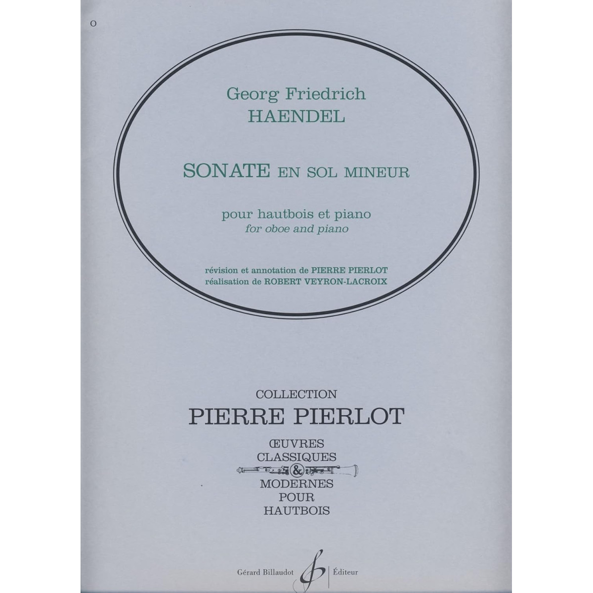 Georg Friedrich Haendel : Sonate en sol mineur