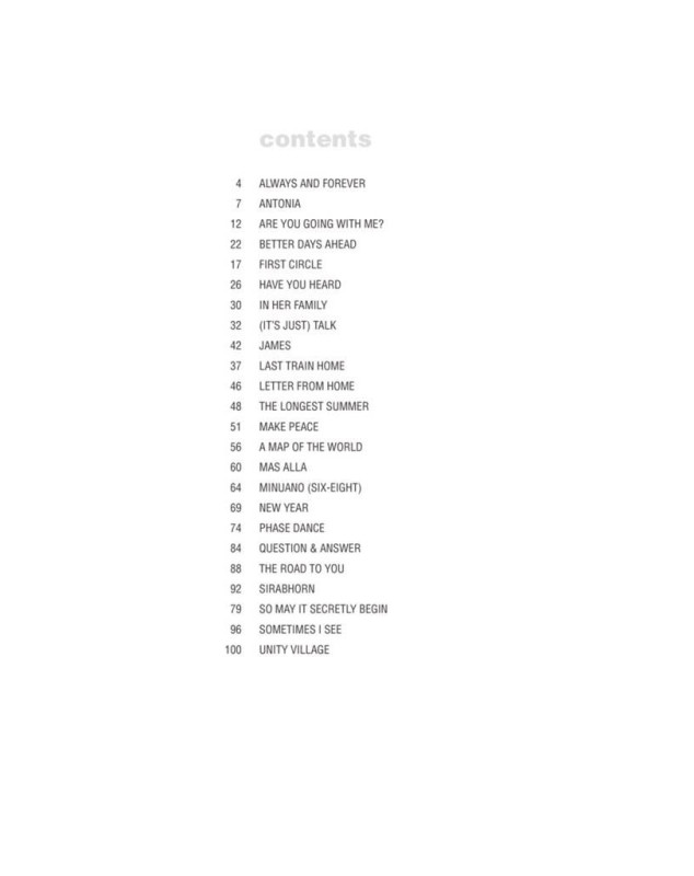 Pat Metheny 24 chansons pour Piano ou Clavier