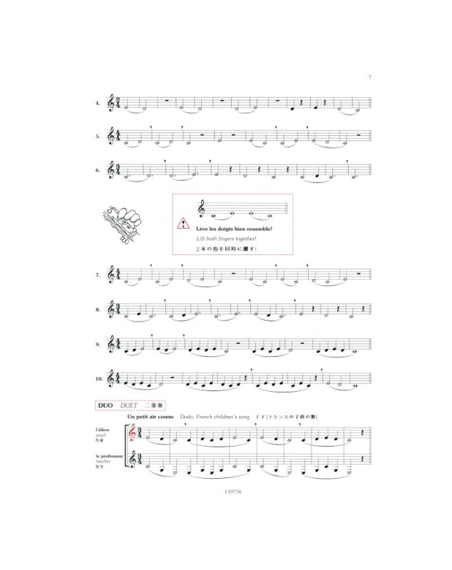 L'Apprenti clarinettiste Vol.1 - Sylvie Hue - Editions Combre