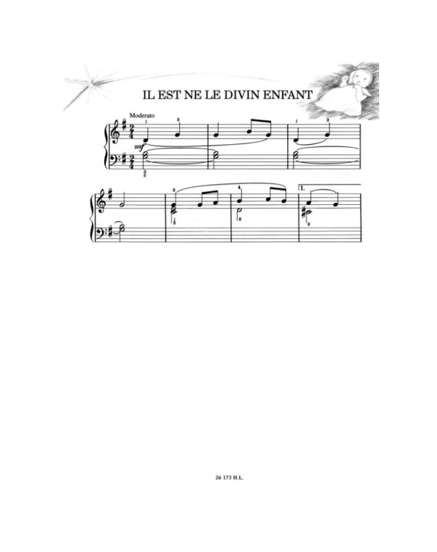 Philippe Chamouard : 10 Noëls - Piano Facile - Editions Henry Lemoine