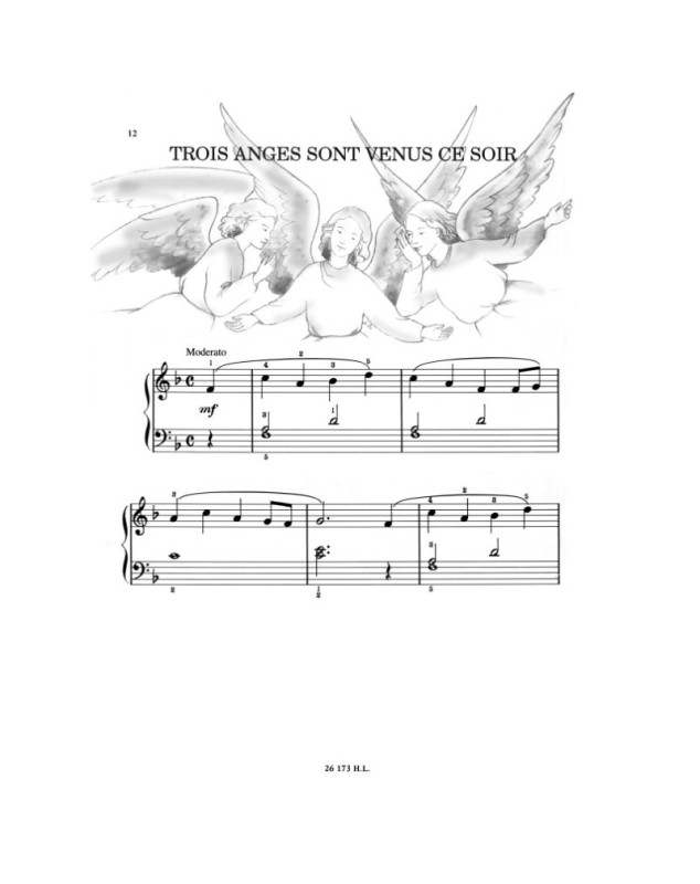 Philippe Chamouard : 10 Noëls - Piano Facile - Editions Henry Lemoine