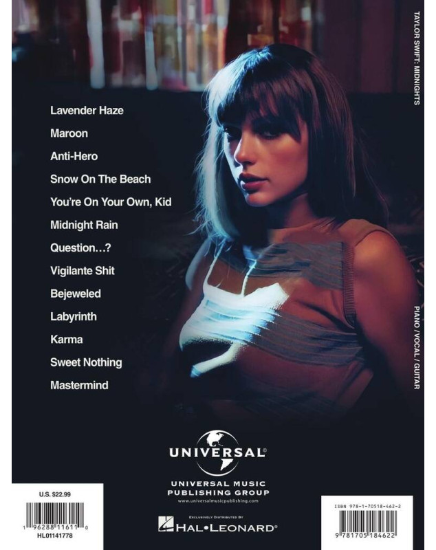 Taylor Swift : Midnights (PVG)