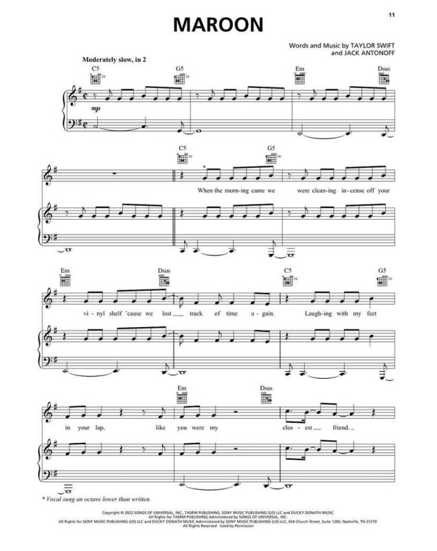 Taylor Swift : Midnights (PVG)