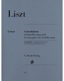 Franz Liszt : Consolations - Henle Verlag Urtext