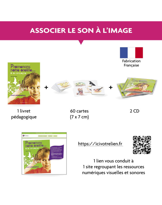 Promenons notre oreille à la campagne Coffret + 2 CD