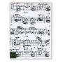 Tablier Blanc (Ecriture JS Bach) 100% Coton
