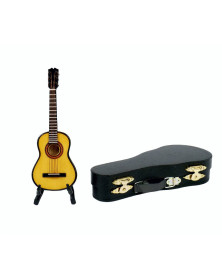 Guitare Miniature + Stand + Caisse