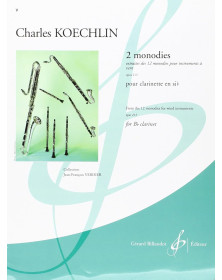 Charles Koechlin : 12 Monodies Op. 123 Pour Clarinette en sib