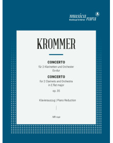 Franz Krommer : Concerto en Mib Majeur Op. 35 pour 2 Clarinettes