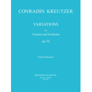 Conradin Kreutzer : Variations op. 36 pour Clarinette et Piano