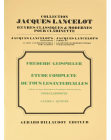 Frédéric Geispieler : Etude Complete De Tous Les Intervalles Vol. 3