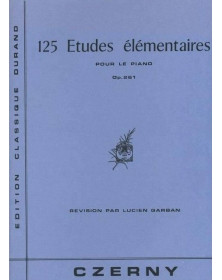 Carl Czerny : 125 Etudes Elémentaires Op 261