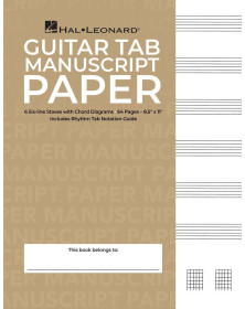 Guitar TAB Manuscript Paper