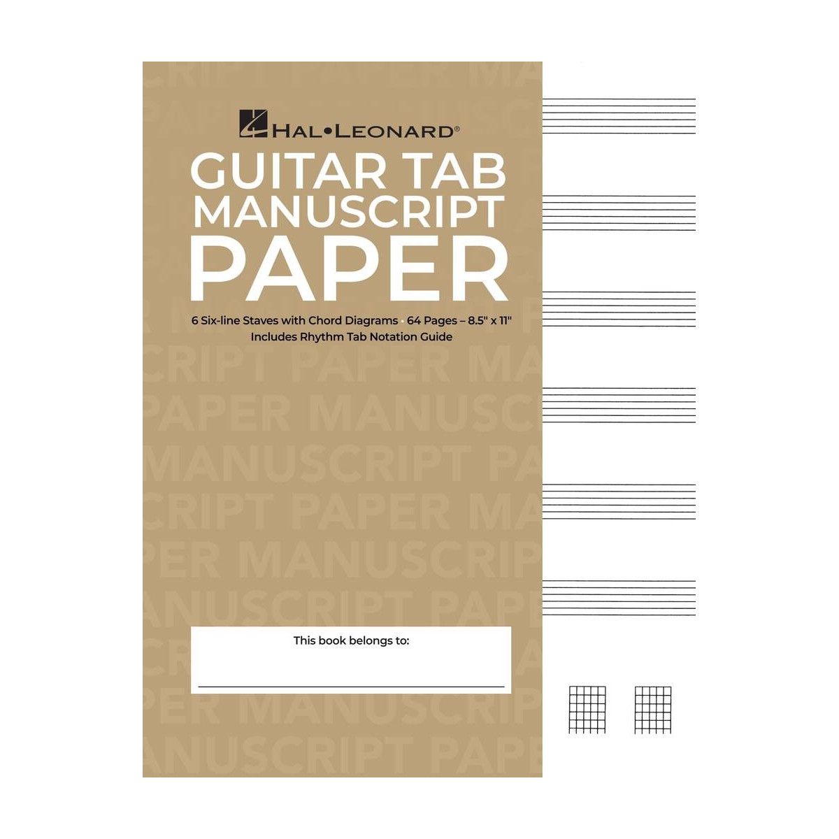 Guitar TAB Manuscript Paper