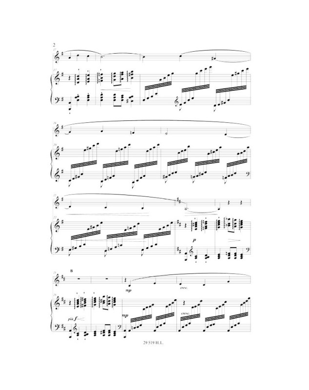 Mel Bonis : Chant nuptial (Violon / Harpe)