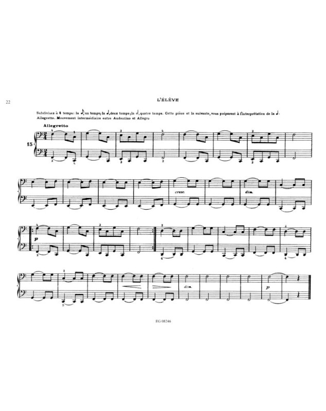 Ecole de piano à 4 mains Op.127 Vol.1