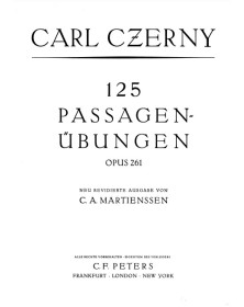 Carl Czerny : 125 études élémentaires Op. 261 (téléchargement en pdf)