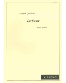 Alexandre Gonoboline : La Danse (pour Violon et Piano)