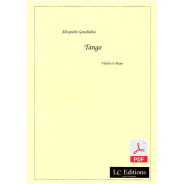 Tango pour Violon et Piano (pdf) - Alexandre Gonoboline