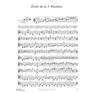 Ecole des positions 3ème Position - Violon -  Van de Velde