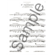 Fantaisie N°1 Pour Clarinette sib et Piano - Georges Marty