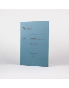 Bloc Papier Musique - 100 Pages - 12 systèmes - Henle Verlag Urtext