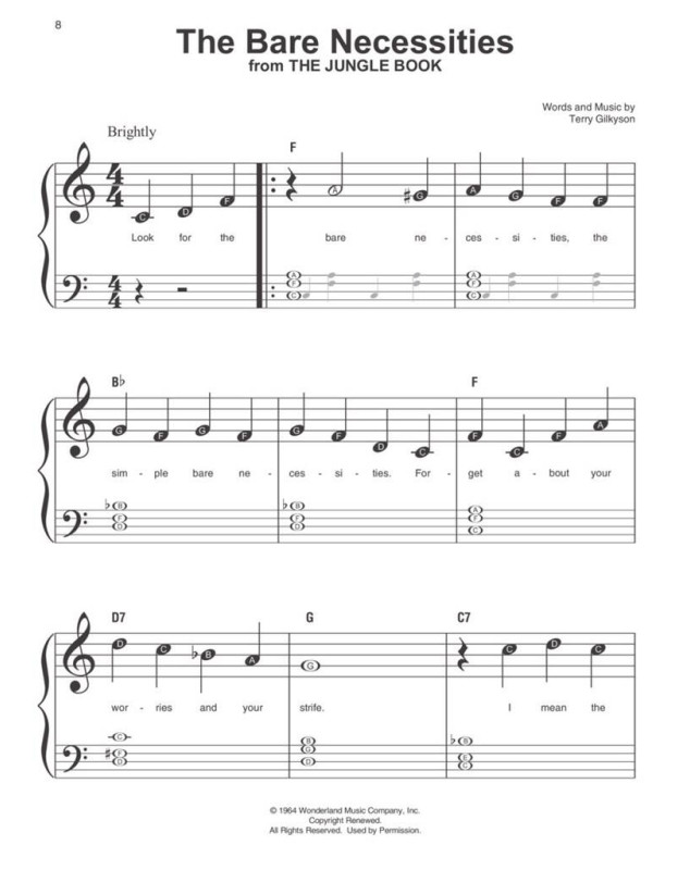 Disney Favorites - Instant Piano Songs - Partitions pour Piano très facile