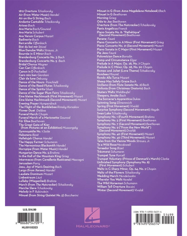 101 Classical Themes for Violin
