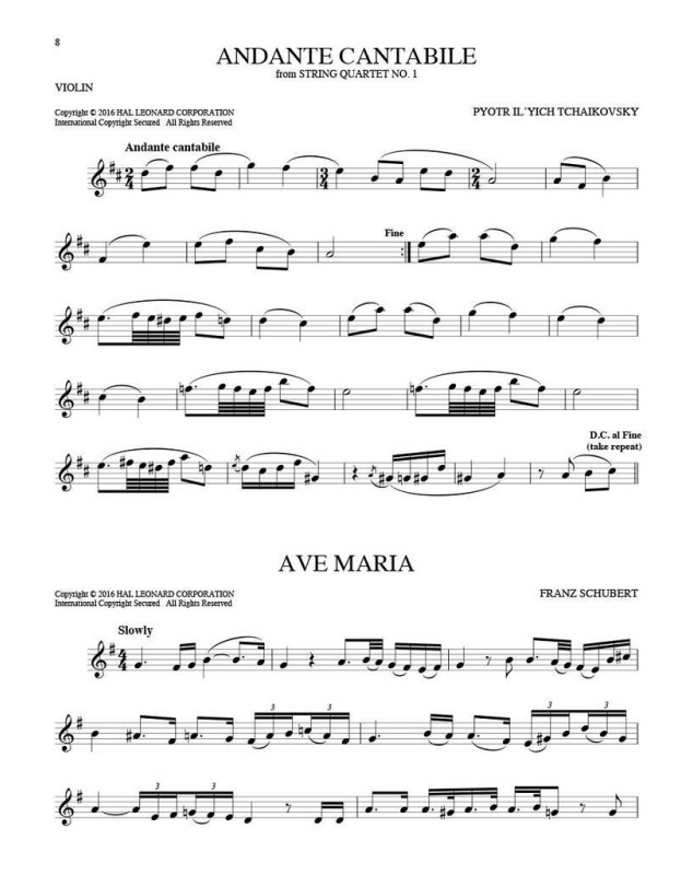101 Classical Themes for Violin