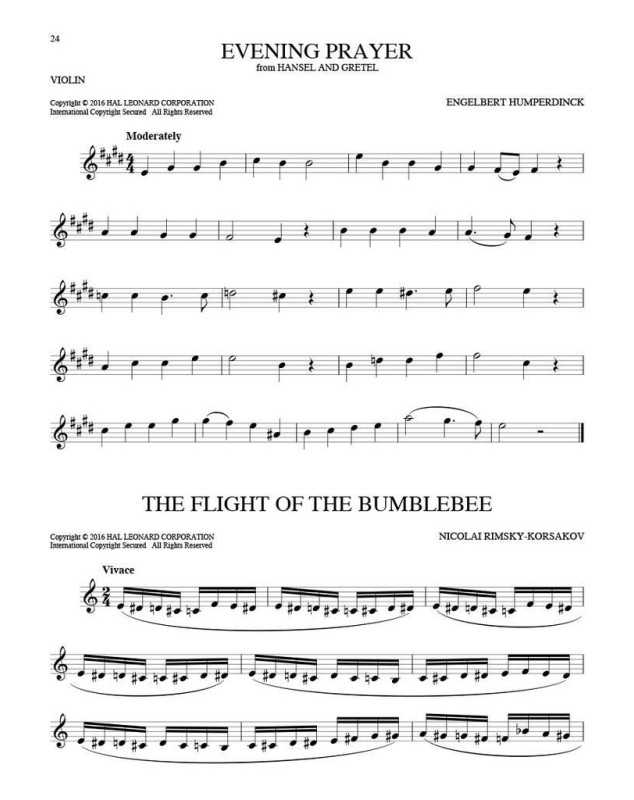 101 Classical Themes for Violin