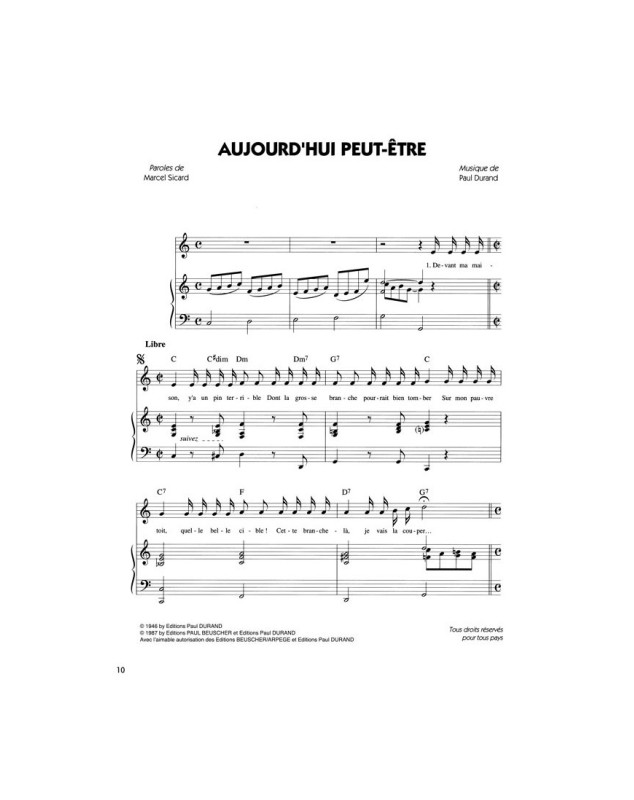 Chansons françaises du XXe siècle Vol.2