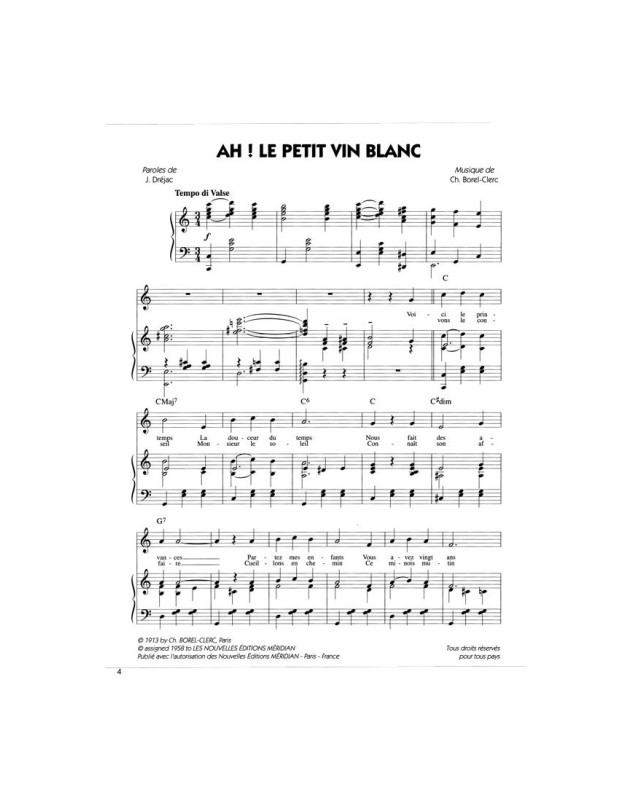 Chansons françaises du XXe siècle Vol.2