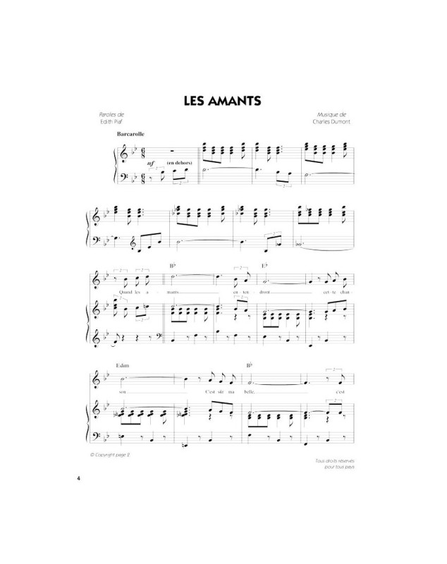 Chansons françaises du XXe siècle Vol.1