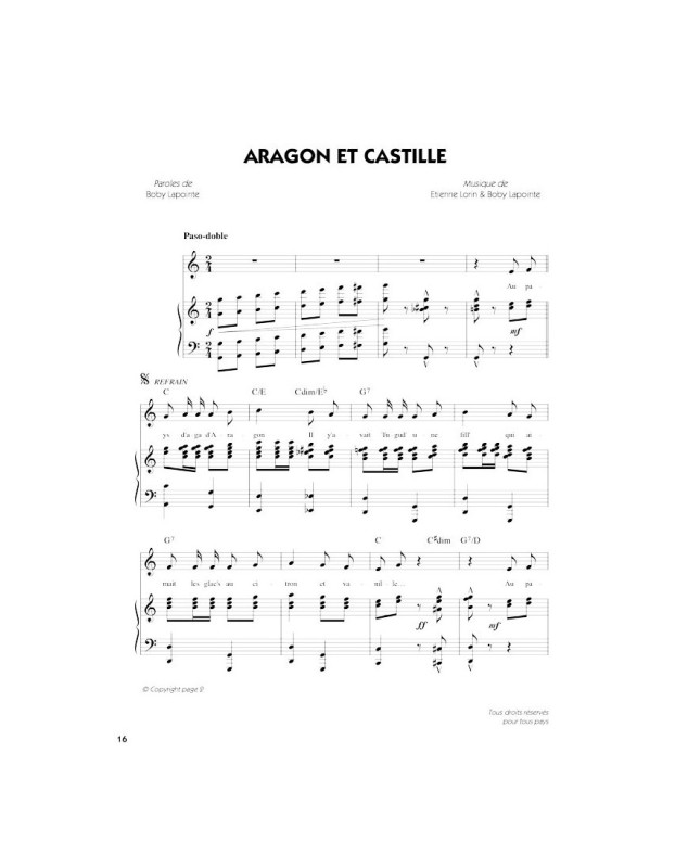 Chansons françaises du XXe siècle Vol.1
