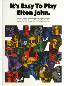 It's easy to play Elton John - 14 Partitions Pour Piano facile