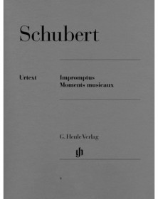 Franz Schubert : Impromptus et Moments Musicaux - Henle Verlag Urtext
