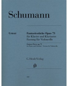 Fantasiestücke op. 73 - Violoncelle - Robert Schumann - Henle Verlag Urtext