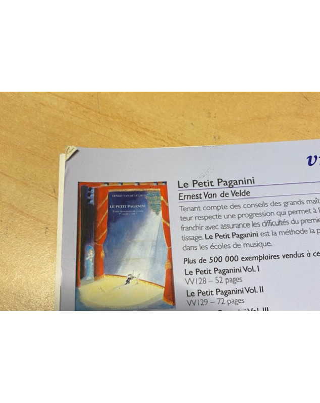Le Petit Paganini Volume1 (D'occasion - Prix Coutant)