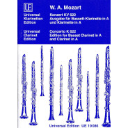 Concerto en La Majeur KV 622 - W.A Mozart - Clarinette en La - Universal Edition