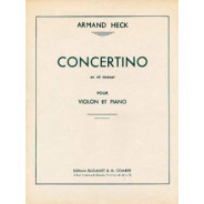 Concertino en ré mineur - Armand Heck - Violon et Piano - Combre